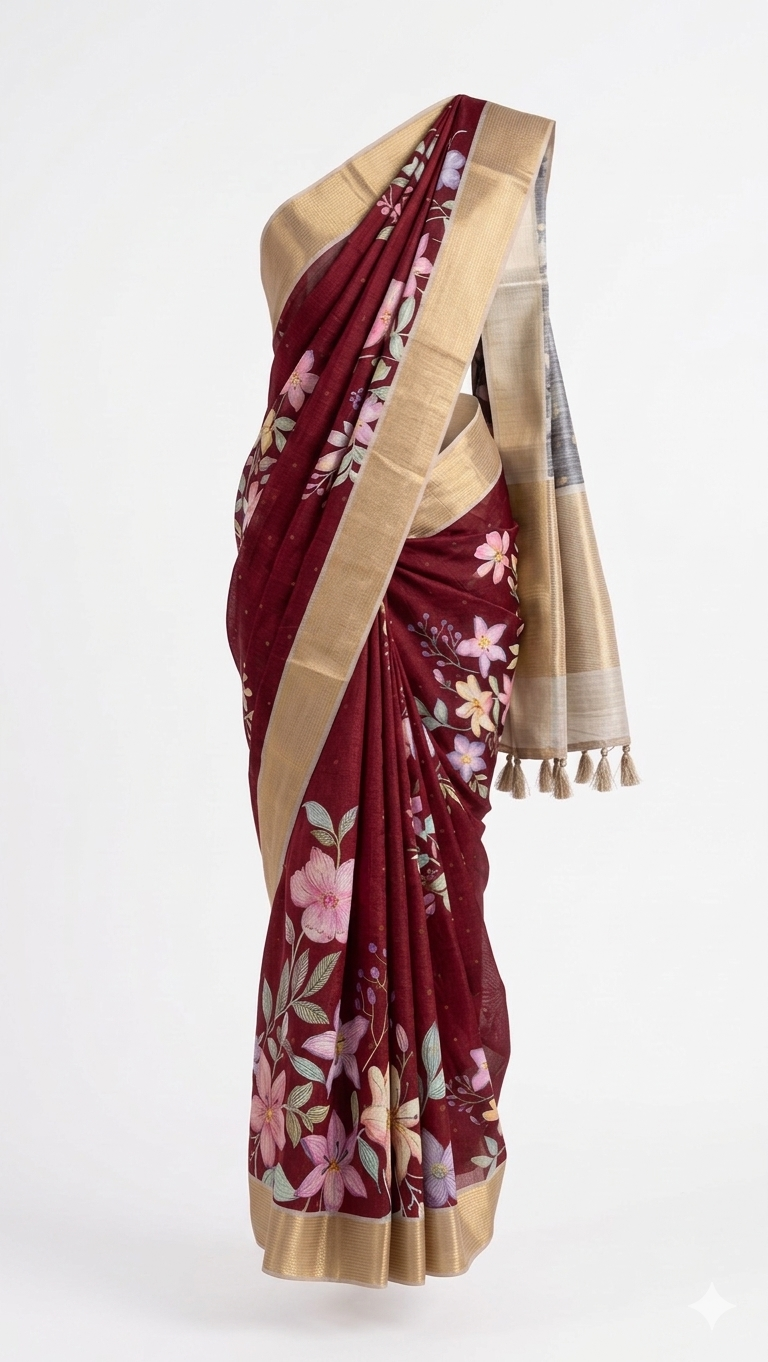 Printed Trusser Saree