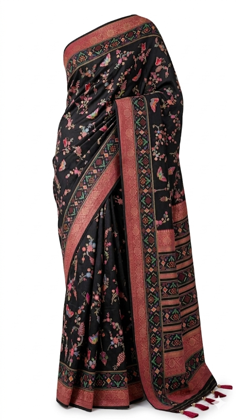 Kashmiri Work Saree